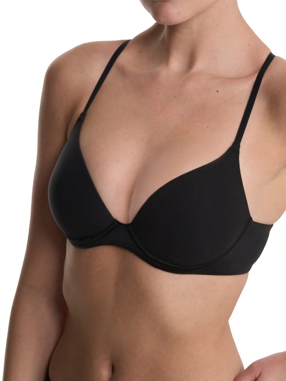 Natori Soft Focus Demi T-Shirt Bra 32G Black